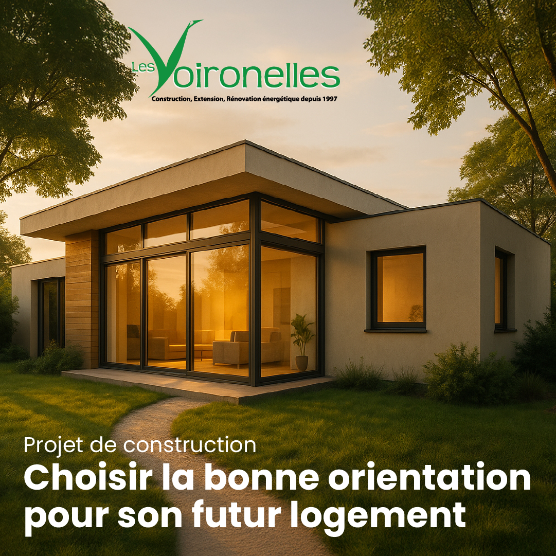 Bien orienter sa maison : un choix stratégique dès la conception ! Bien orienter sa maison : un choix stratégique dès la conception !